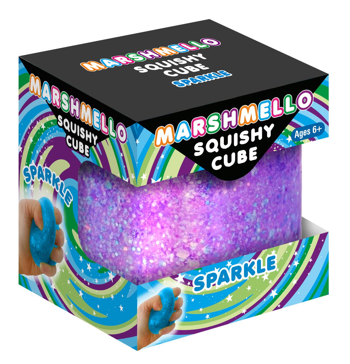 Squishy Sparkle Sugar Squeeze Nice Cube