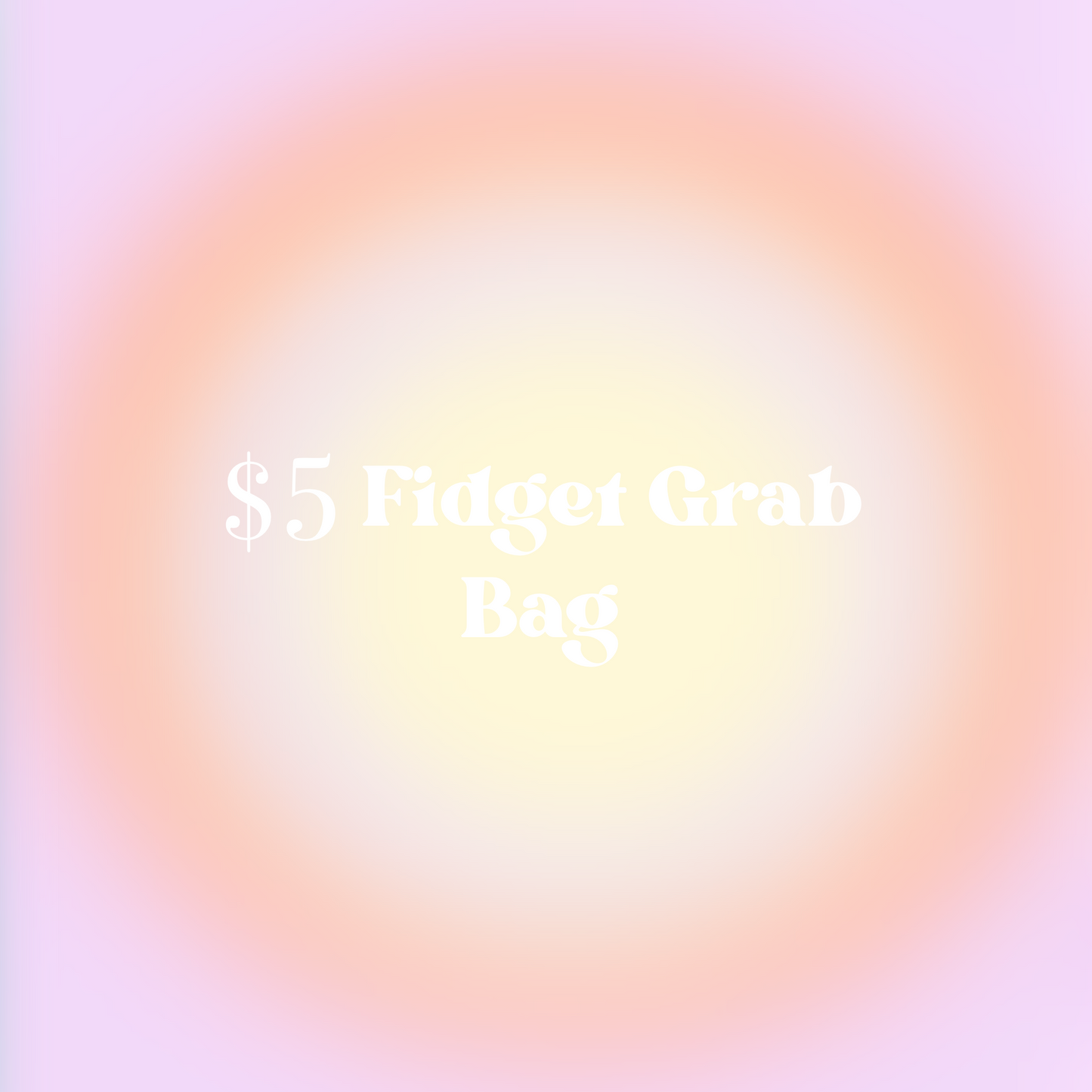 $5 Fidget Grab Bag