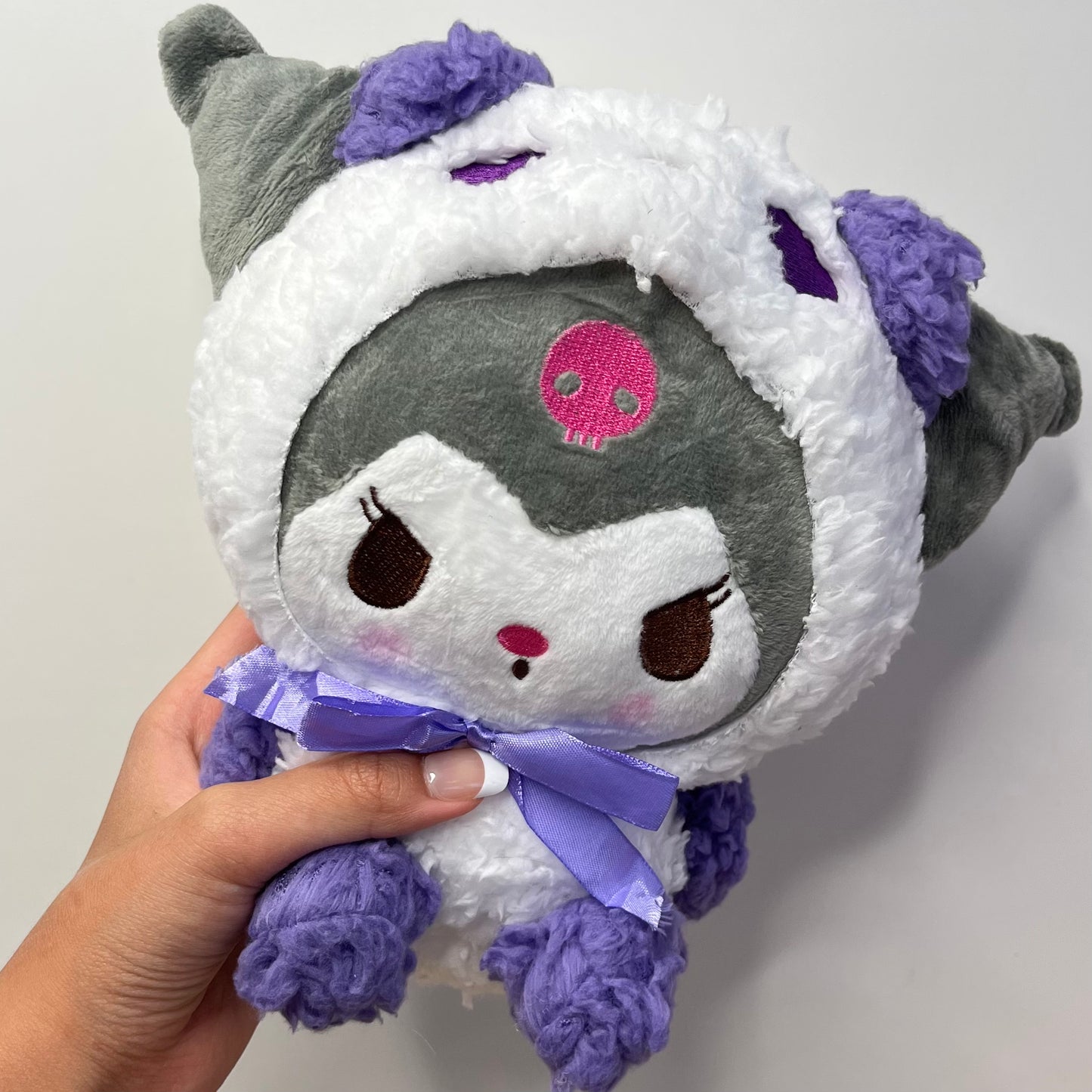 Medium Sized Sherpa Skull Plush