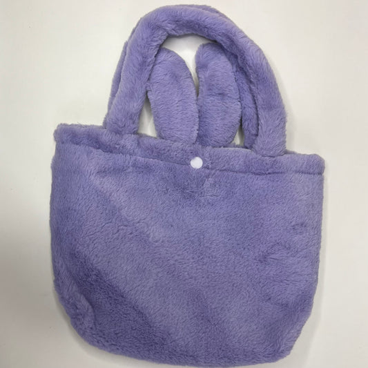 Kawaii Purple Bunny Fluffy Bags