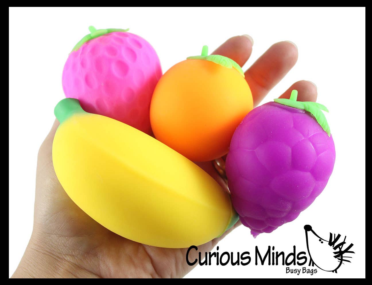 Fruit Doh Filled Squishy Fidget Ball