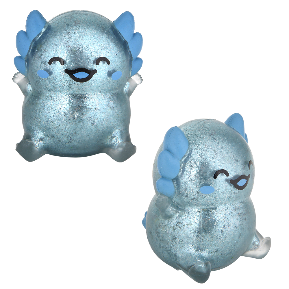Glitter Axolotl Sugar Squishy