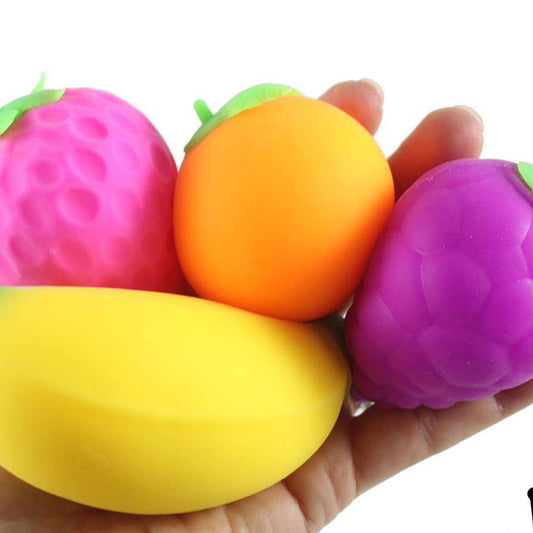 Fruit Doh Filled Squishy Fidget Ball
