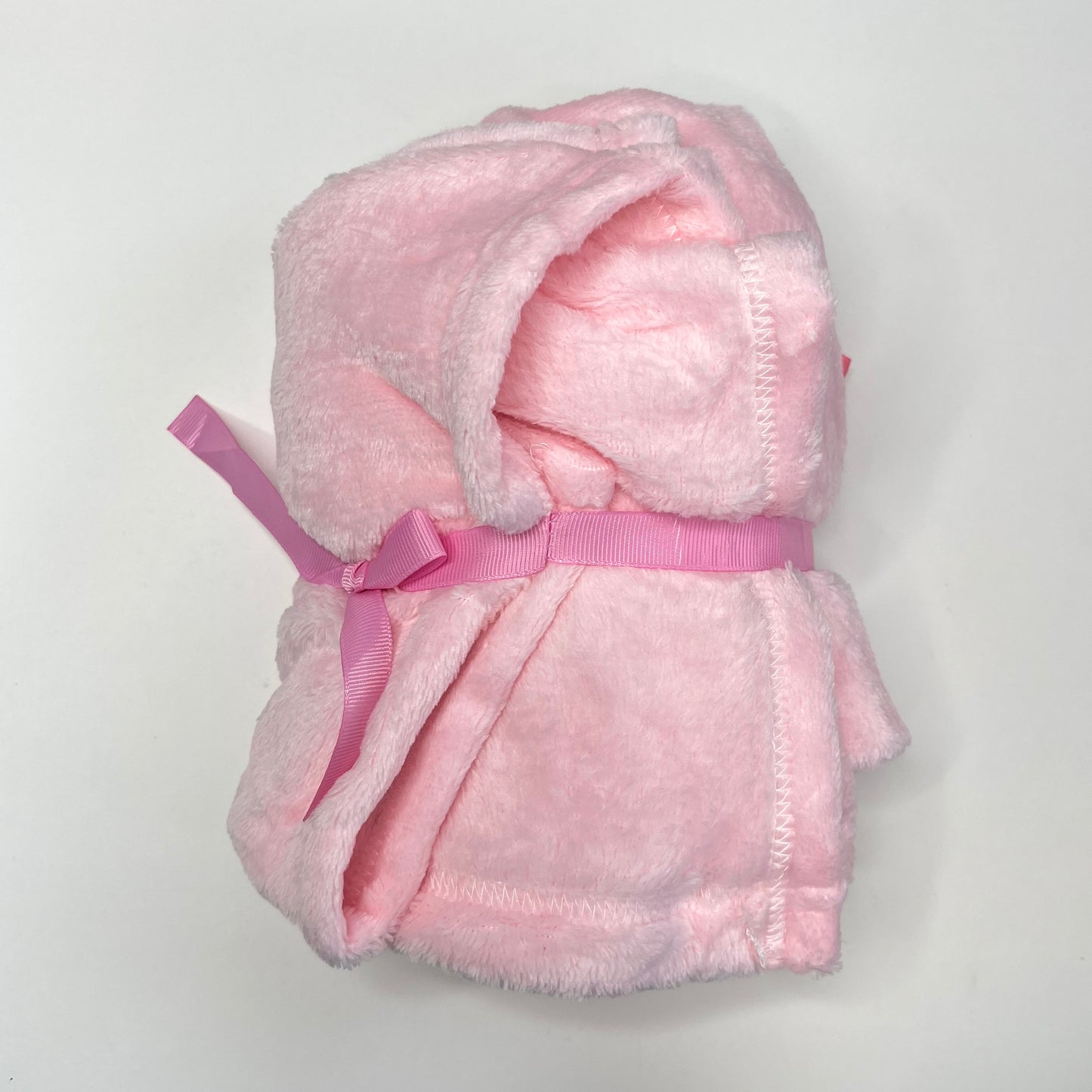 Fluffy Kitty Pink Portable Blanket