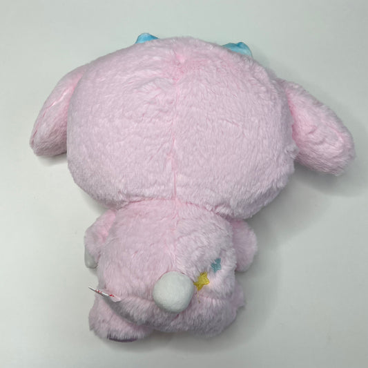 Medium Sized Pastel Babies Fluffy Bunny Plush